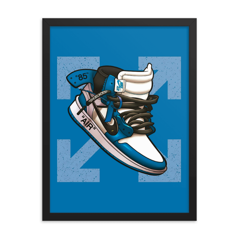 Off white blue and white jordans online