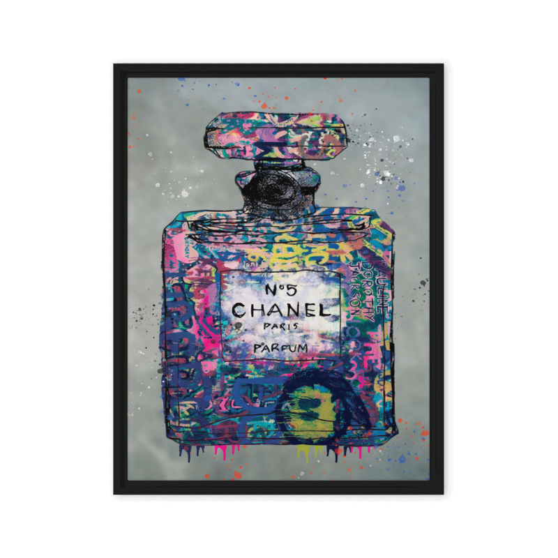 Elegance Embodied: Chanel Perfume - A Luxurious Wall Art Masterpiece - KingKanvas