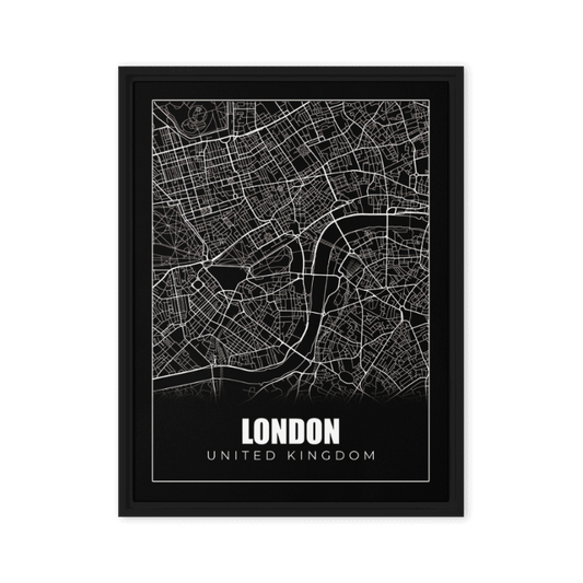 London Streets: Monochrome Map