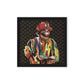 Mario's Hip-Hop Tribute: Biggie's Jumper in LV Background - Framed Wall Art Canvas - KingKanvas