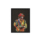 Mario's Hip-Hop Tribute: Biggie's Jumper in LV Background - Framed Wall Art Canvas - KingKanvas