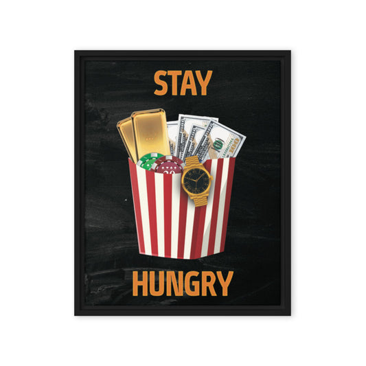 Stay Hungry: Fries Box Overflowing with Luxury - KingKanvas