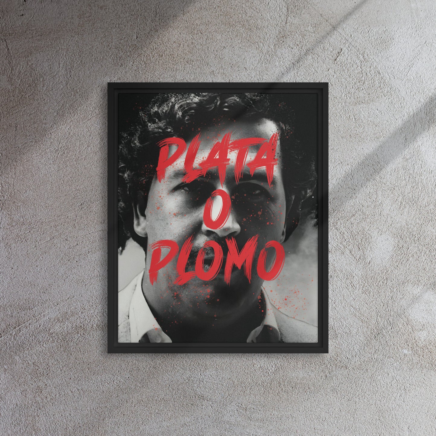 Narcos: "Plata O Plomo" - A Captivating Canvas of Pablo Escobar - KingKanvas