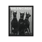 Grandeur in Black: The Balenciaga Great Danes - Premium Framed Canvas