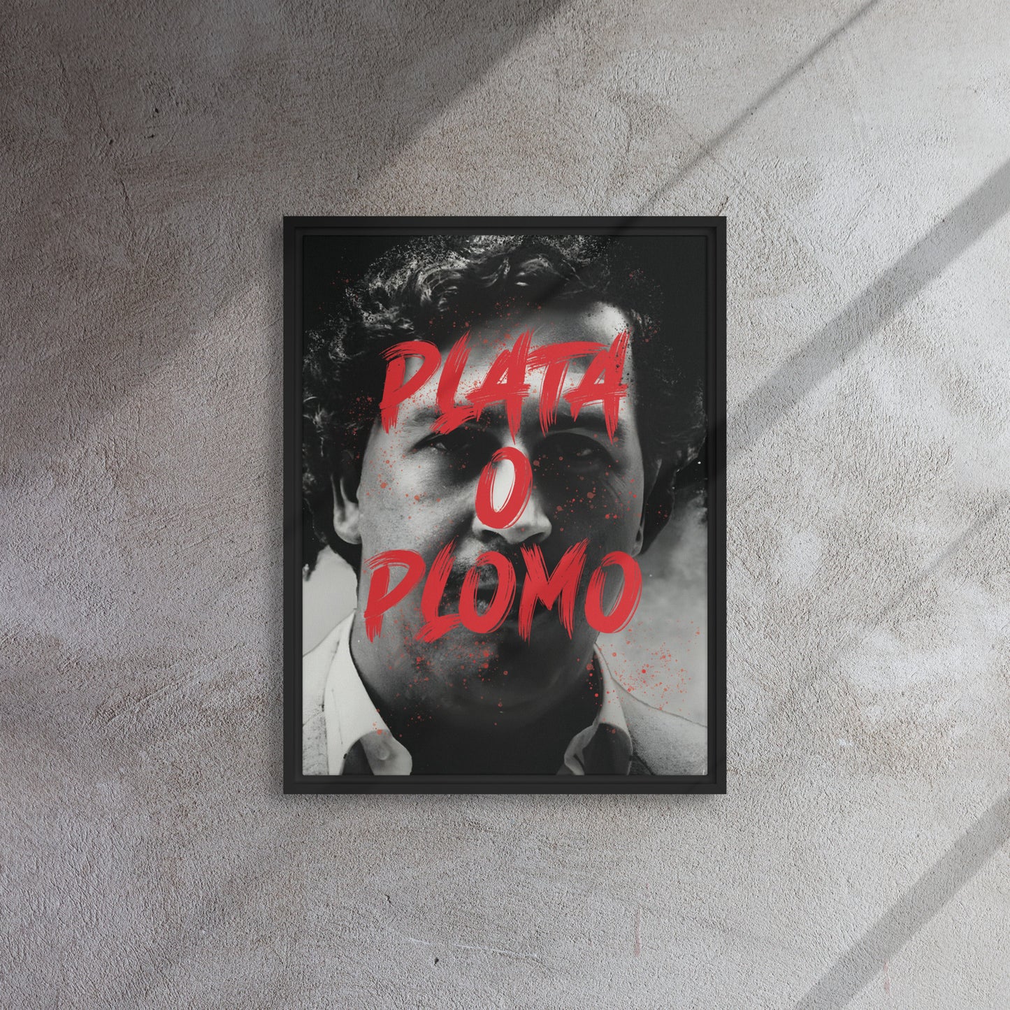 Narcos: "Plata O Plomo" - A Captivating Canvas of Pablo Escobar - KingKanvas