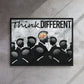 Stand Out: The Golden Mindset - Think Different Framed Canvas