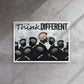 Stand Out: The Golden Mindset - Think Different Framed Canvas