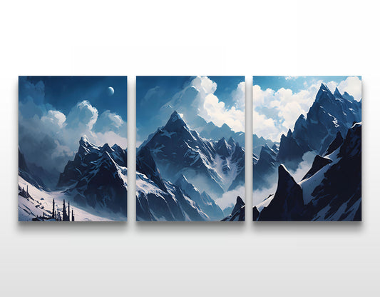 Blue Mountain Panorama: The Complete Trilogy Art Bundle