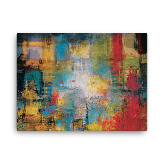 Unveiling Dimensions: Captivating Abstract Wall Art Canvas - KingKanvas