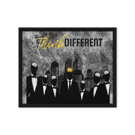 Motivational Wall Canvas - Think Different | Home Decor | Office Decor - KingKanvas