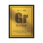 "Grind" Gold Framed Motivational Wall Canvas Art Home Decor - Hard Work Inspiration Quote - KingKanvas