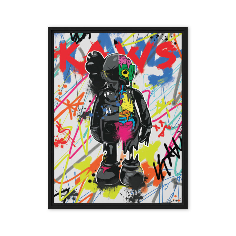 Kaws Figurine Wall Art Canvas - Luxury Edition - KingKanvas