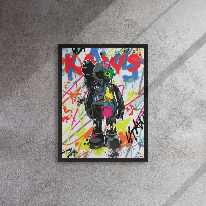 Kaws Figurine Wall Art Canvas - Luxury Edition - KingKanvas