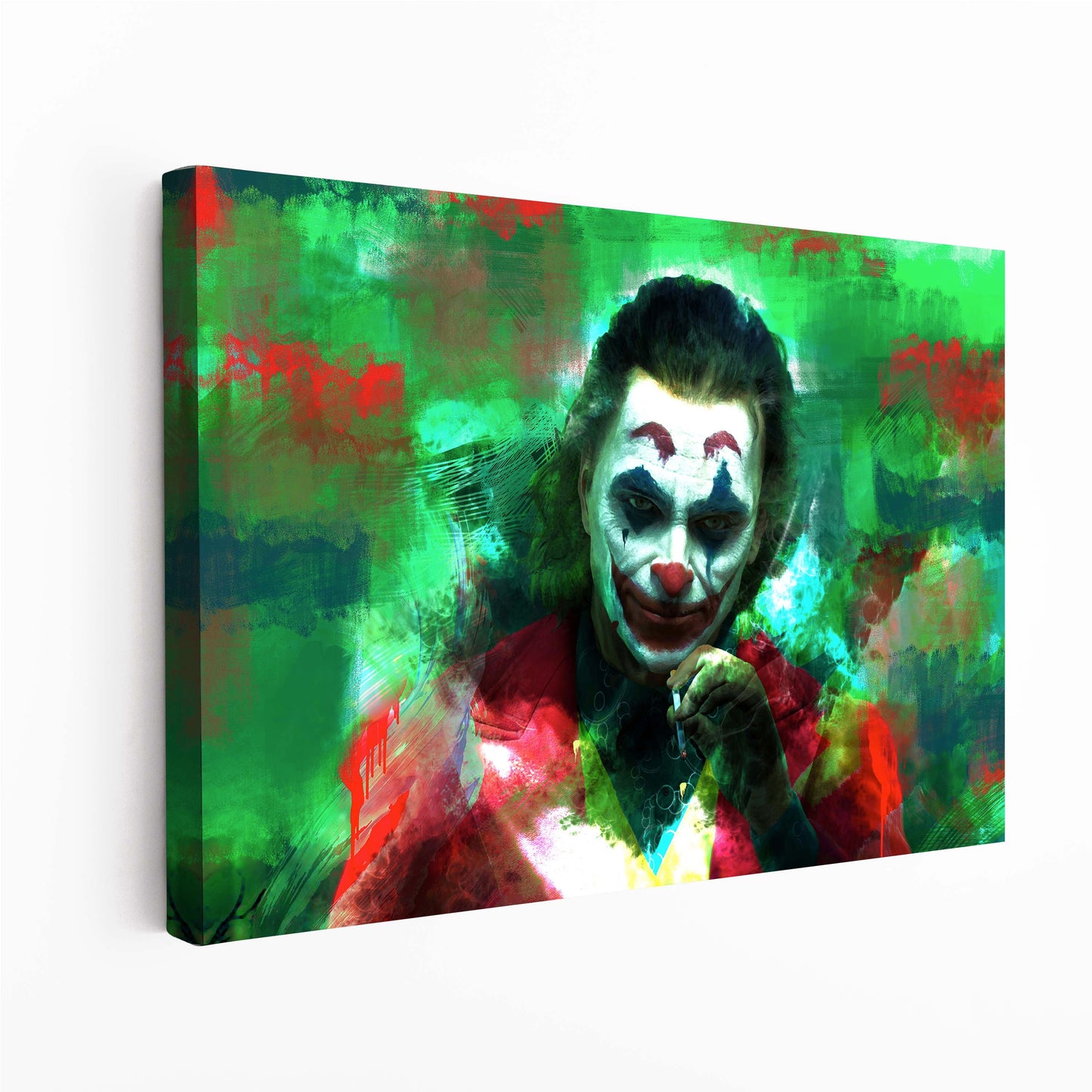 Joker Canvas Wall Art - Abstract Design - KingKanvas