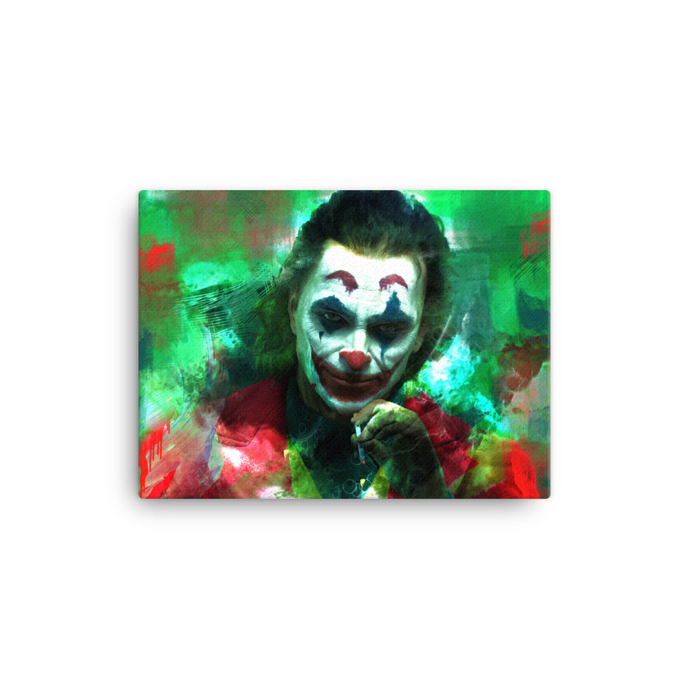 Joker Canvas Wall Art - Abstract Design - KingKanvas