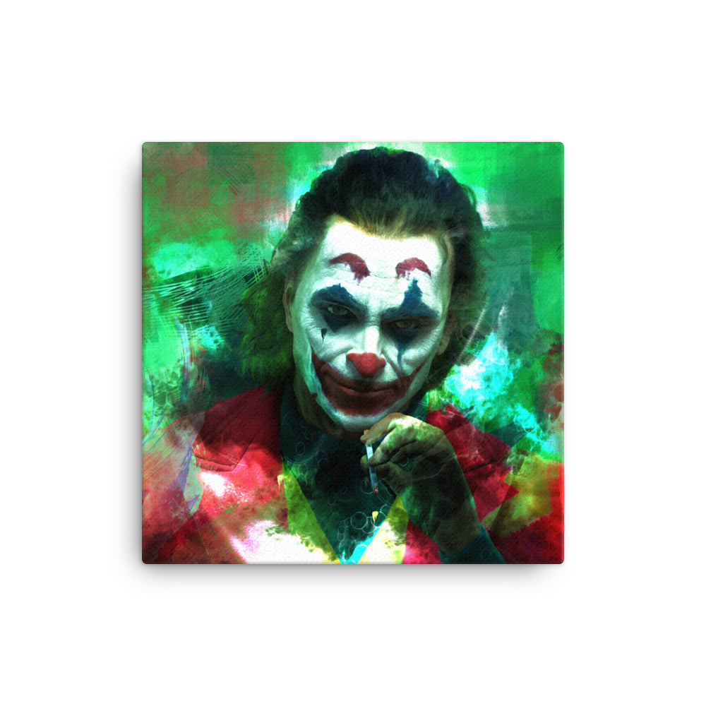 Joker Canvas Wall Art - Abstract Design - KingKanvas