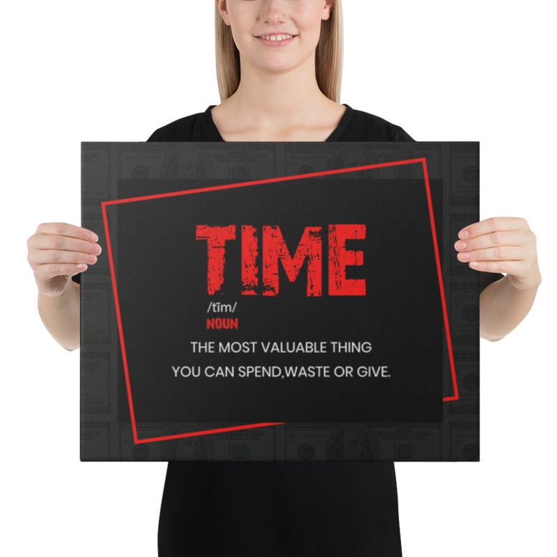 Are You Making the Most of Your Time? Inspirational Wall Canvas - KingKanvas