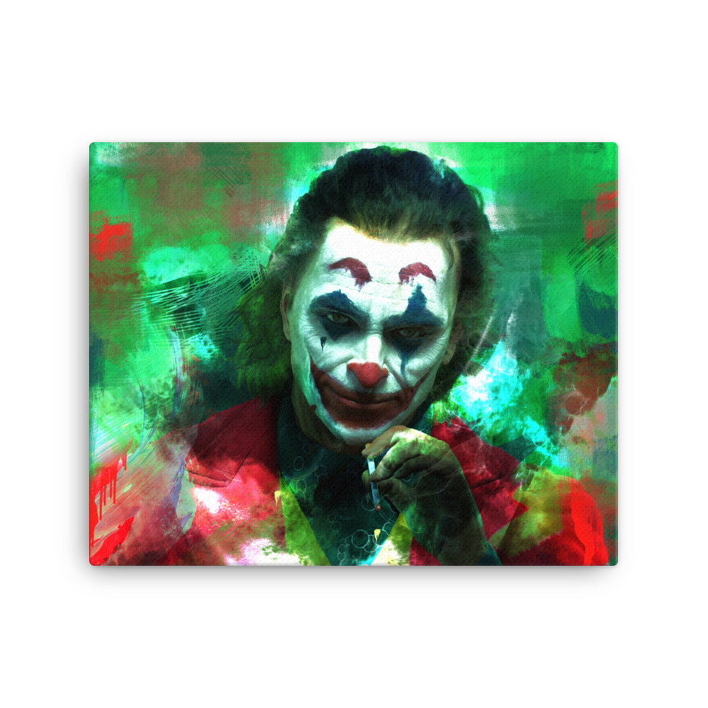 Joker Canvas Wall Art - Abstract Design - KingKanvas