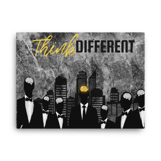 Think Different - Inspirational Motivational Wall Decor Canvas Art - KingKanvas