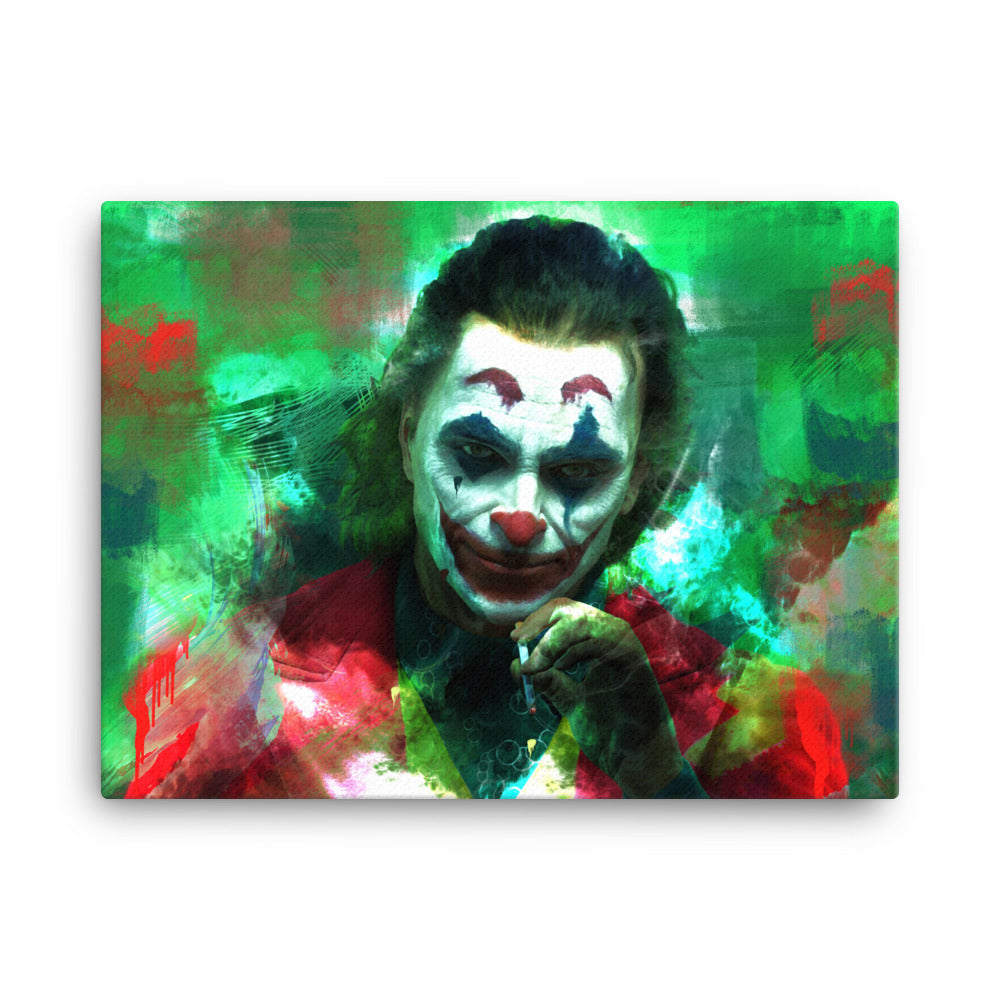 Joker Canvas Wall Art - Abstract Design - KingKanvas