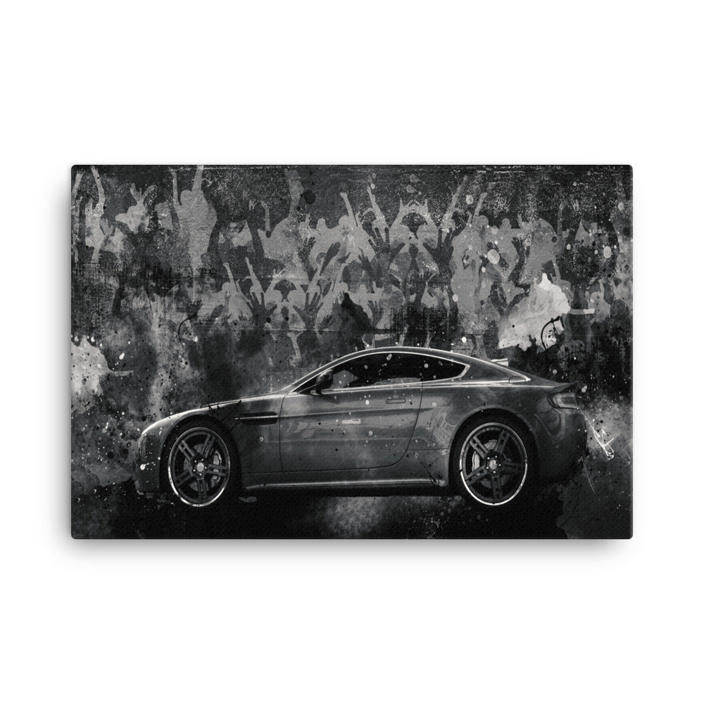 Aston Martin Car Wall Canvas - Motivational Picture, Home Decor - KingKanvas