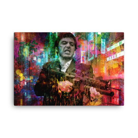 Scarface Al Pacino Wall Art Canvas Print - KingKanvas