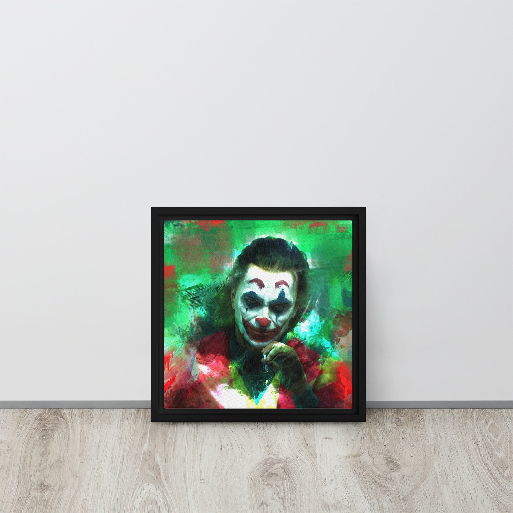 The Joker Canvas Wall Art - DC Comics Supervillain Print Framed Giclee - KingKanvas