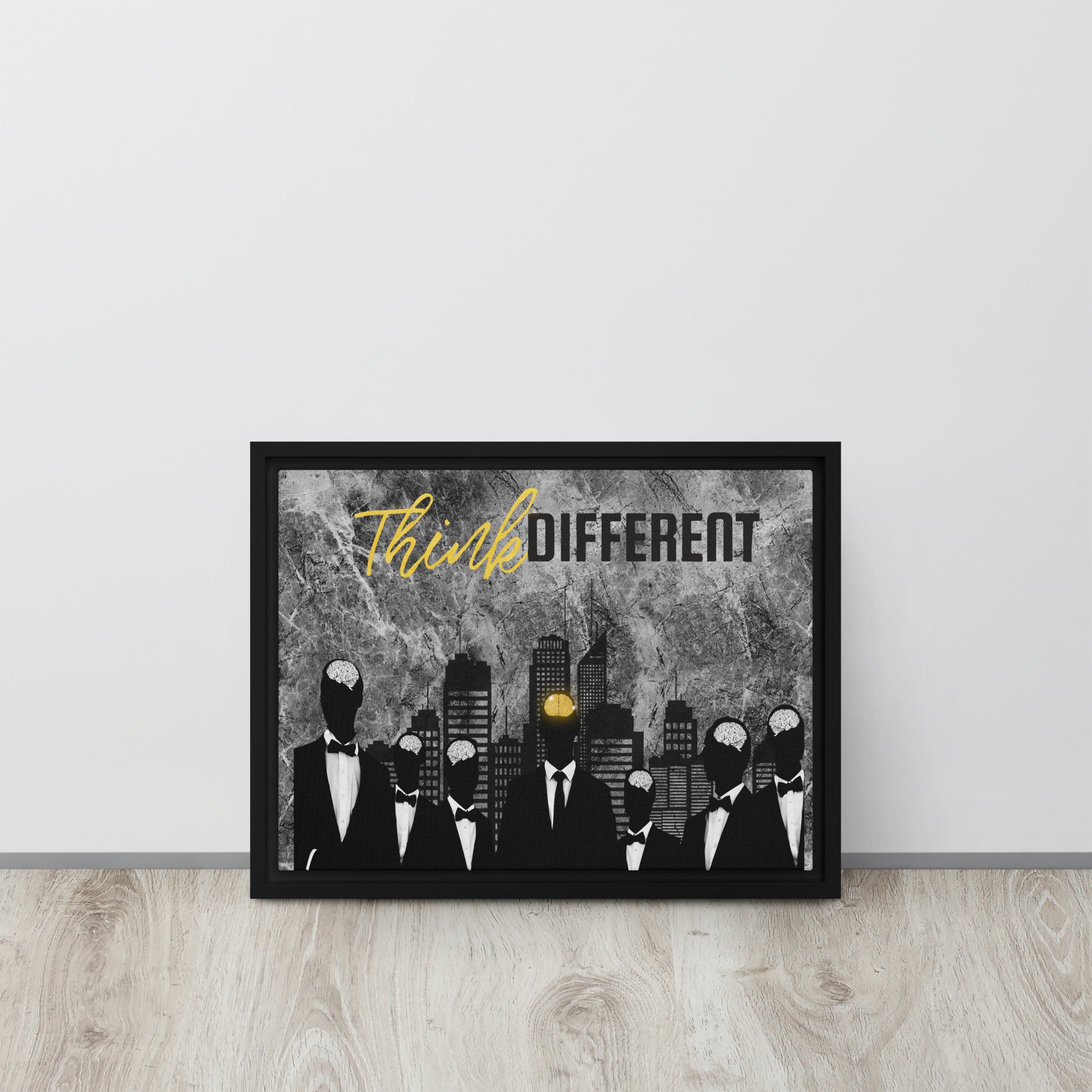 Motivational Wall Canvas - Think Different | Home Decor | Office Decor - KingKanvas