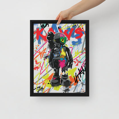 Kaws Figurine Wall Art Canvas - Luxury Edition - KingKanvas