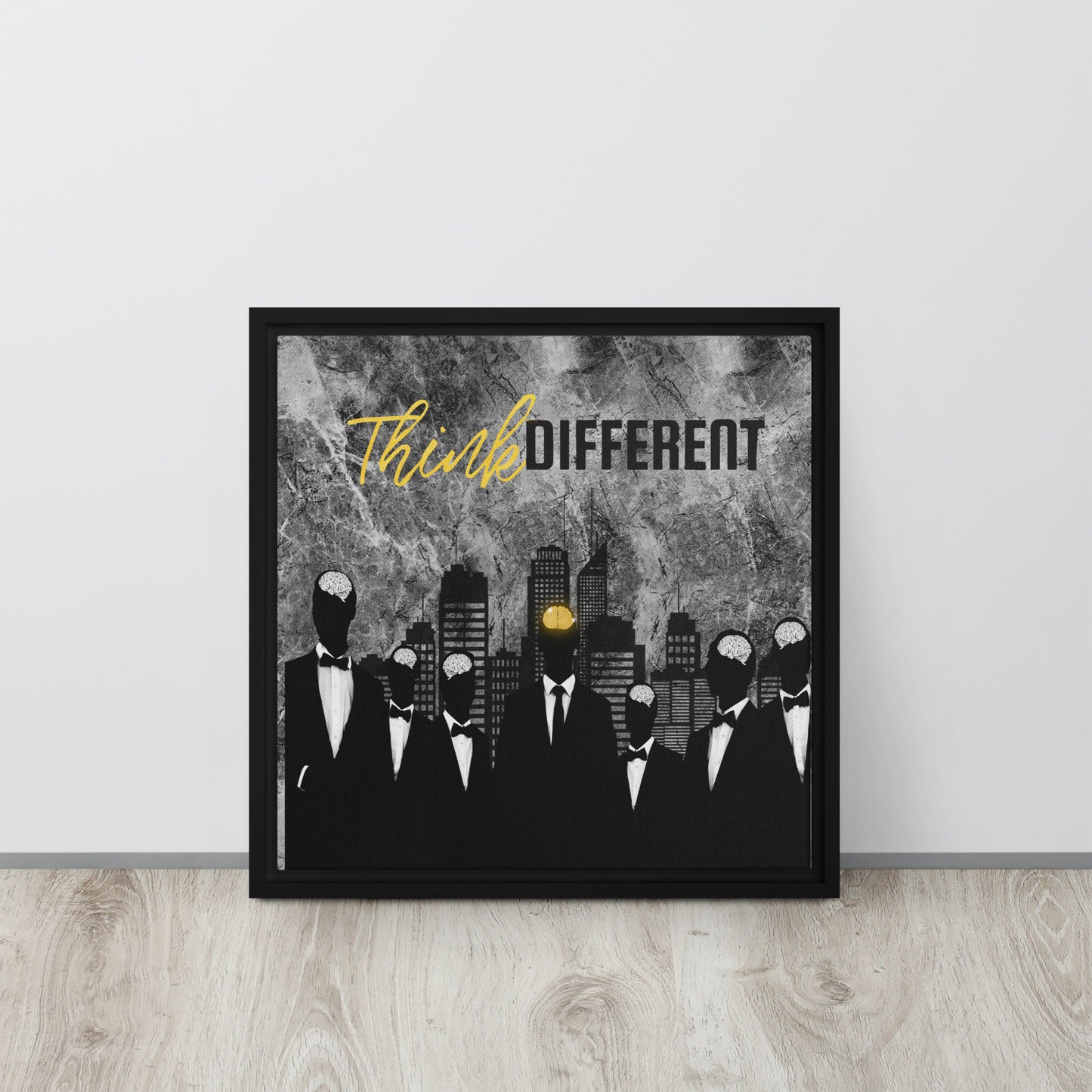 Motivational Wall Canvas - Think Different | Home Decor | Office Decor - KingKanvas