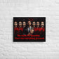 Framed Money Heist Wall Art Canvas - Perfect for Your Home or Office Decor - KingKanvas