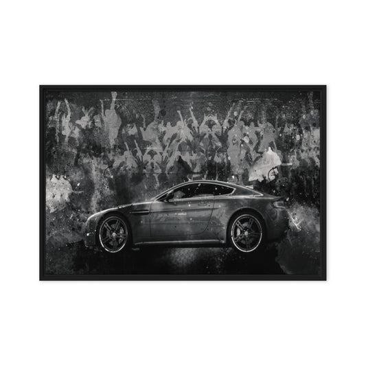 Motivational Aston Martin Wall Canvas, Framed Porsche Canva - KingKanvas