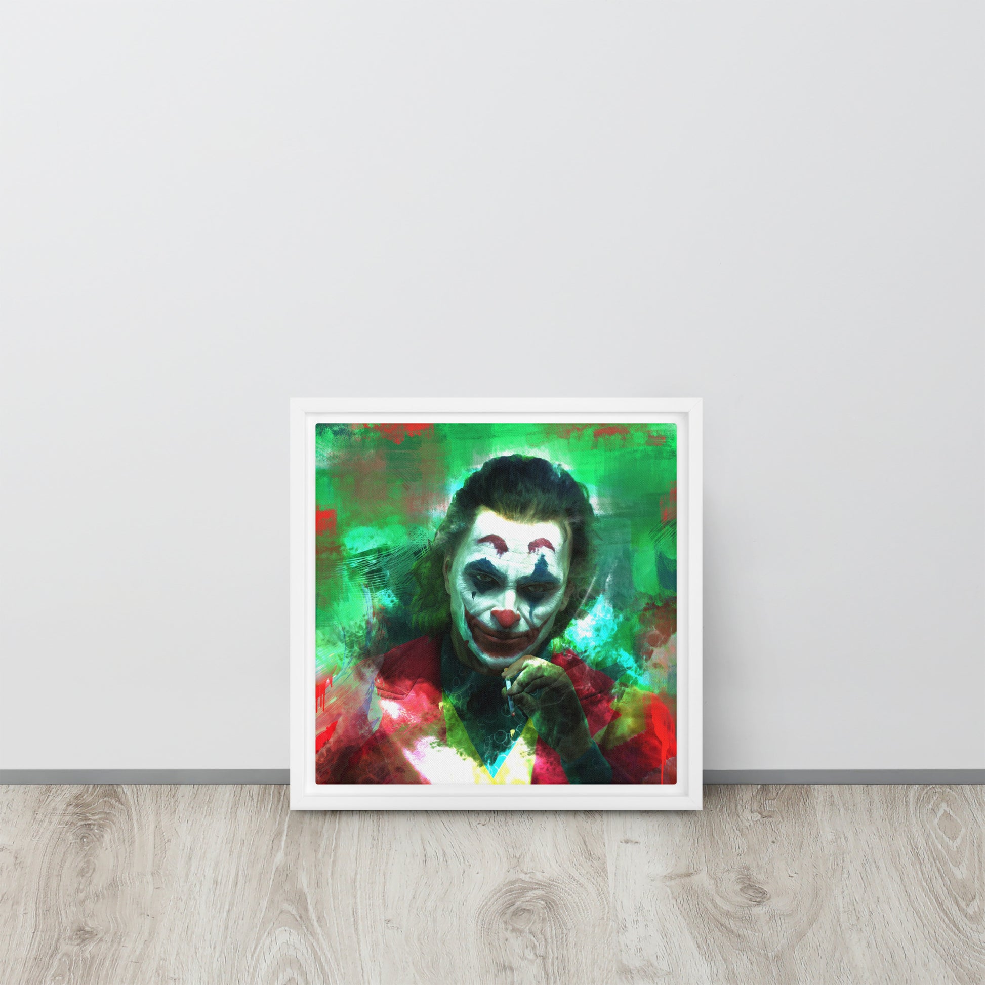 The Joker Canvas Wall Art - DC Comics Supervillain Print Framed Giclee - KingKanvas