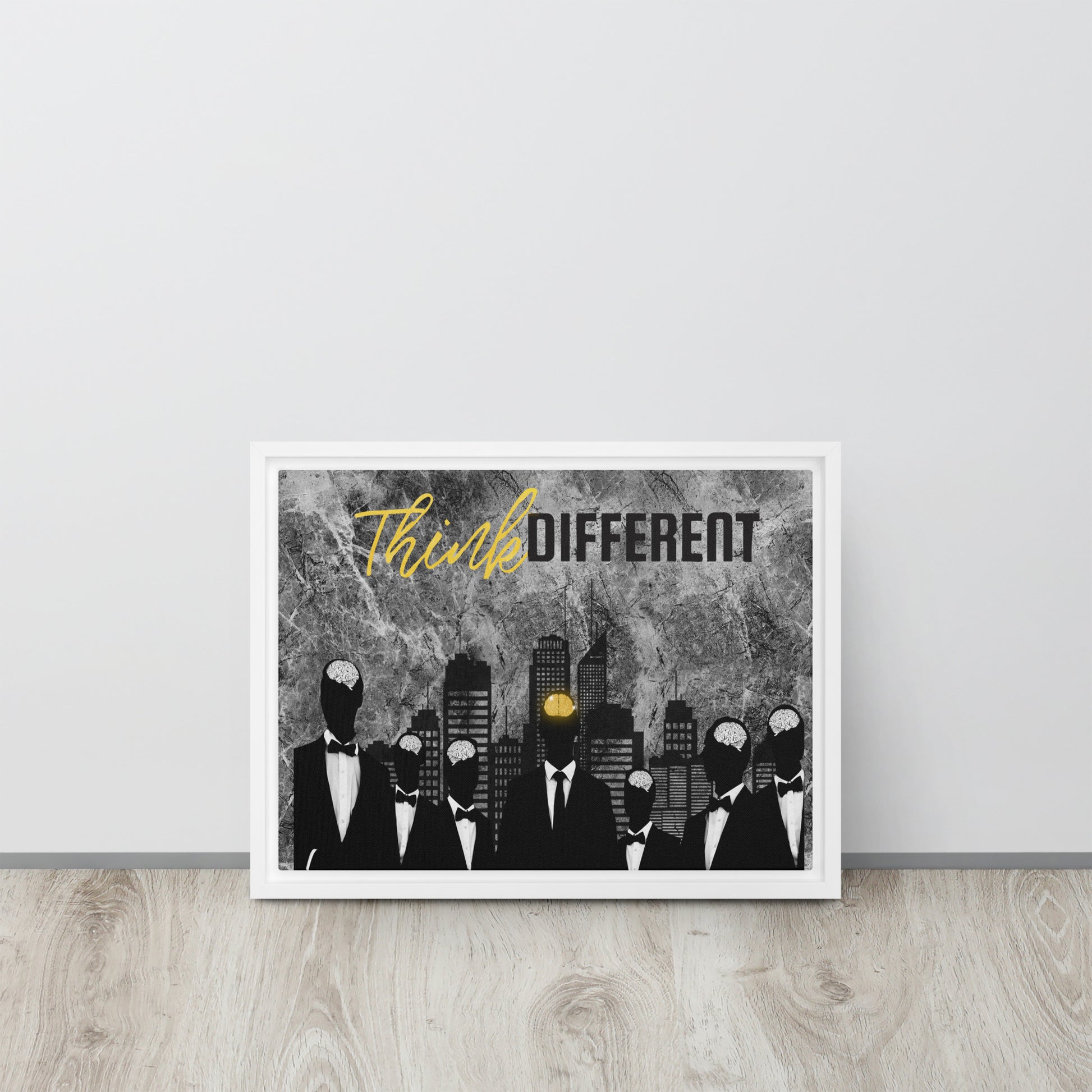 Motivational Wall Canvas - Think Different | Home Decor | Office Decor - KingKanvas