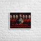 Framed Money Heist Wall Art Canvas - Perfect for Your Home or Office Decor - KingKanvas