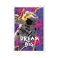 Motivational Framed Wall Canvas - Dream Big - Astronaut in Space - KingKanvas