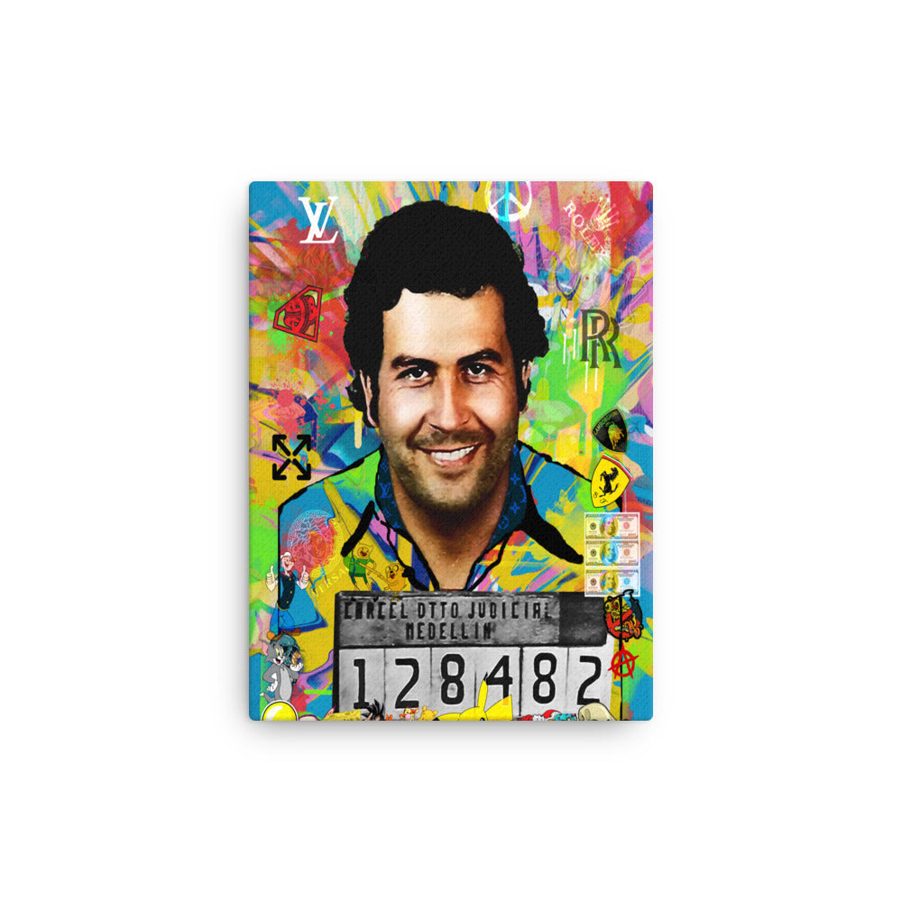 The Legend of Pablo Escobar: Iconic Portrait Wall Art - KingKanvas