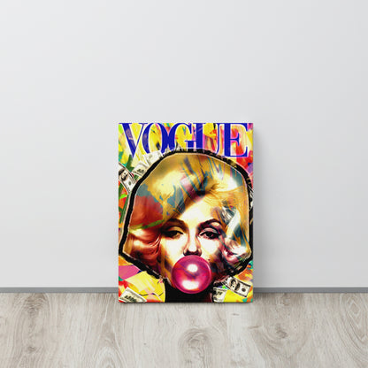 Marilyn Monroe Wall Art Canvas Print - Photography Celebrity Sexy Girls Home Decor - KingKanvas