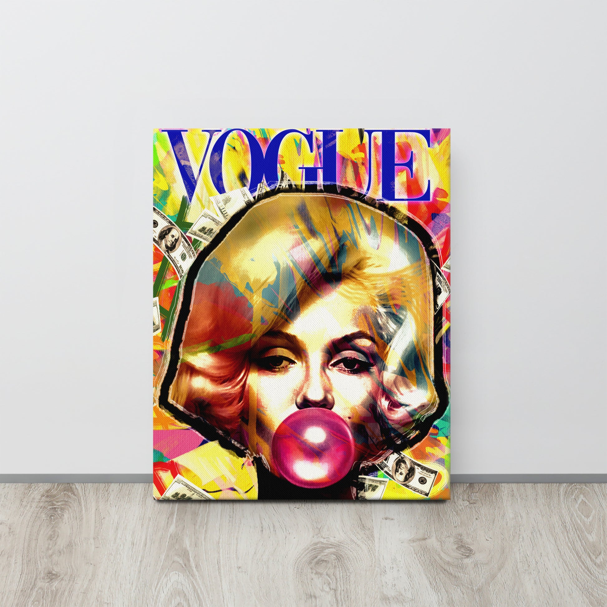 Marilyn Monroe Wall Art Canvas Print - Photography Celebrity Sexy Girls Home Decor - KingKanvas