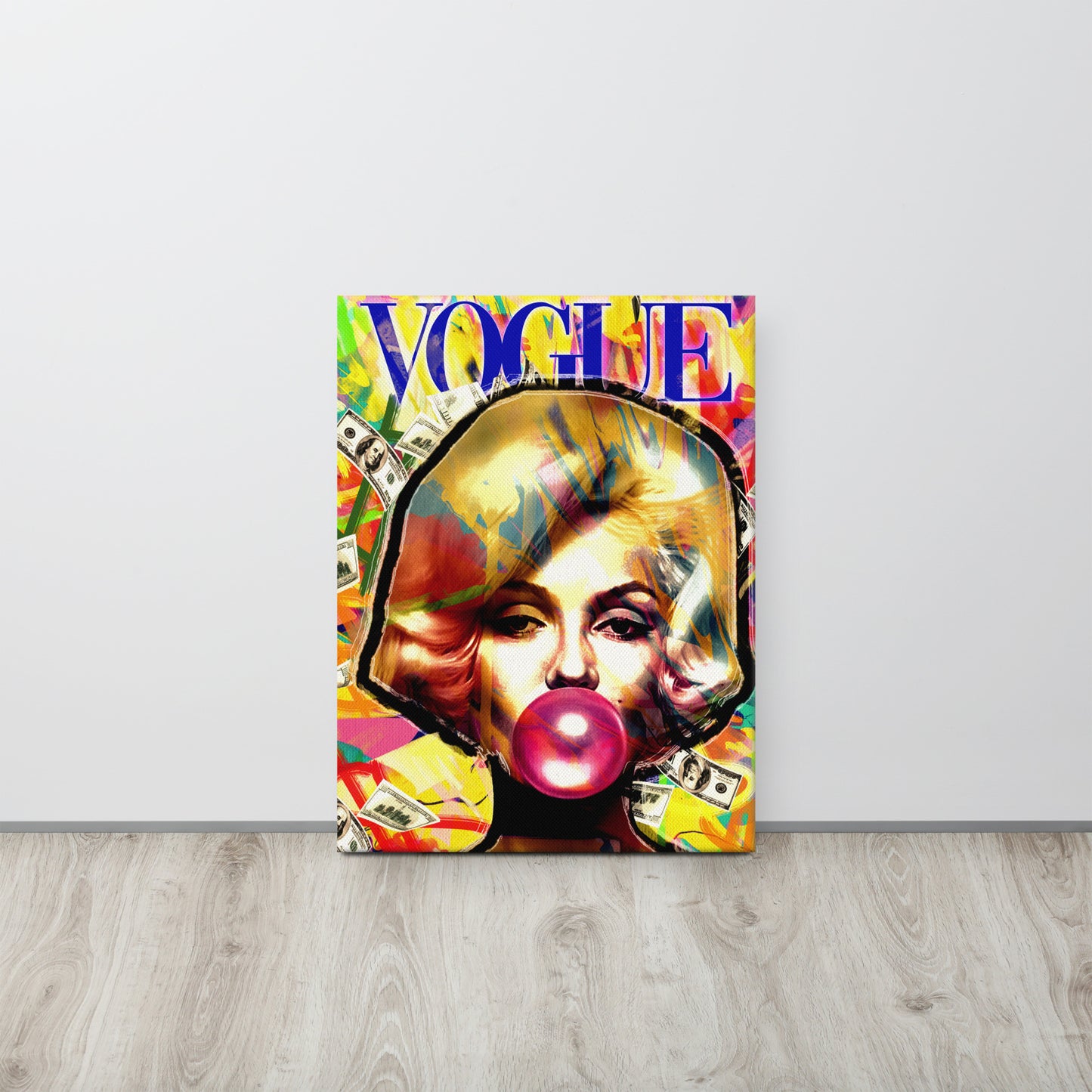 Marilyn Monroe Wall Art Canvas Print - Photography Celebrity Sexy Girls Home Decor - KingKanvas