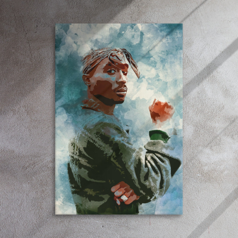 Tupac Wall Canvas - Perfect for any Rap Music Fan's Room! - KingKanvas