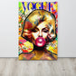 Marilyn Monroe Wall Art Canvas Print - Photography Celebrity Sexy Girls Home Decor - KingKanvas